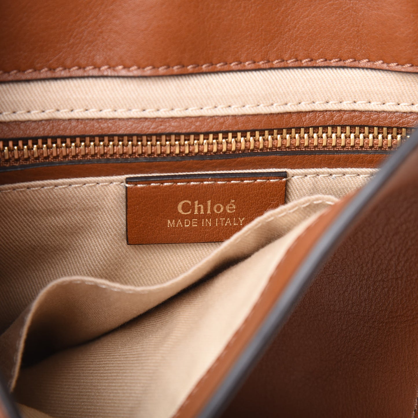 Suede Calfskin Small Faye Backpack Tan