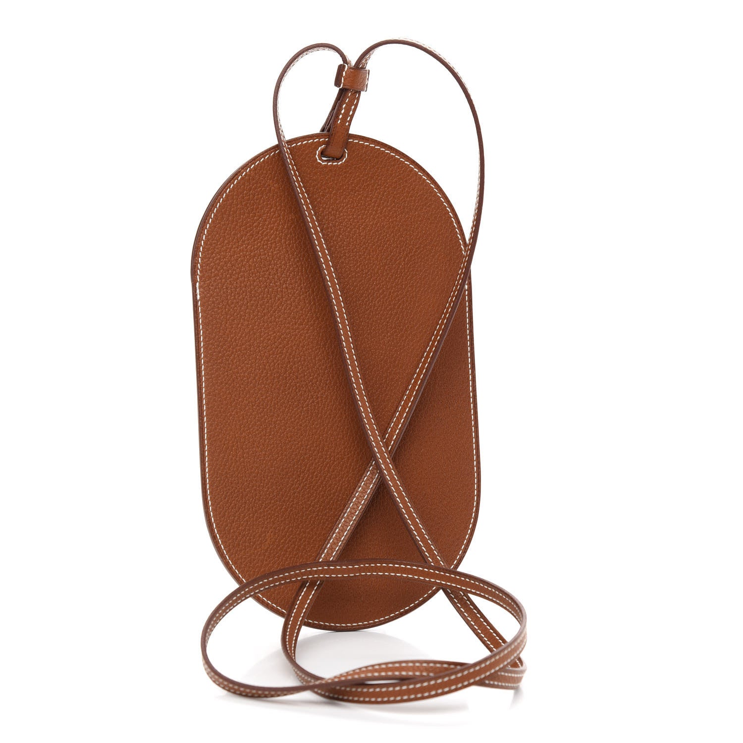 Hermes Barenia Faubourg In-The-Loop Phone To Go GM Case Fauve 4 of 8