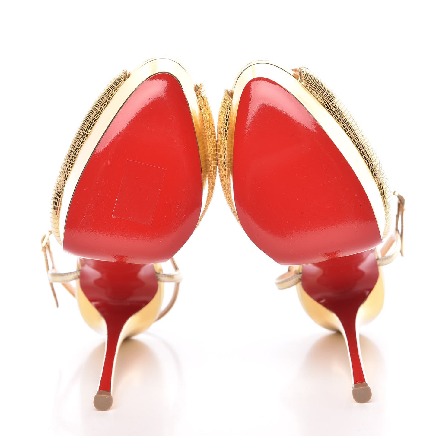 Metallic Laminato Botticella Alta 150 Platform Sandal 38 Gold