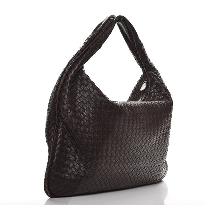 Bottega Veneta Nappa Intrecciato Large Veneta Hobo Ebano 3 of 9