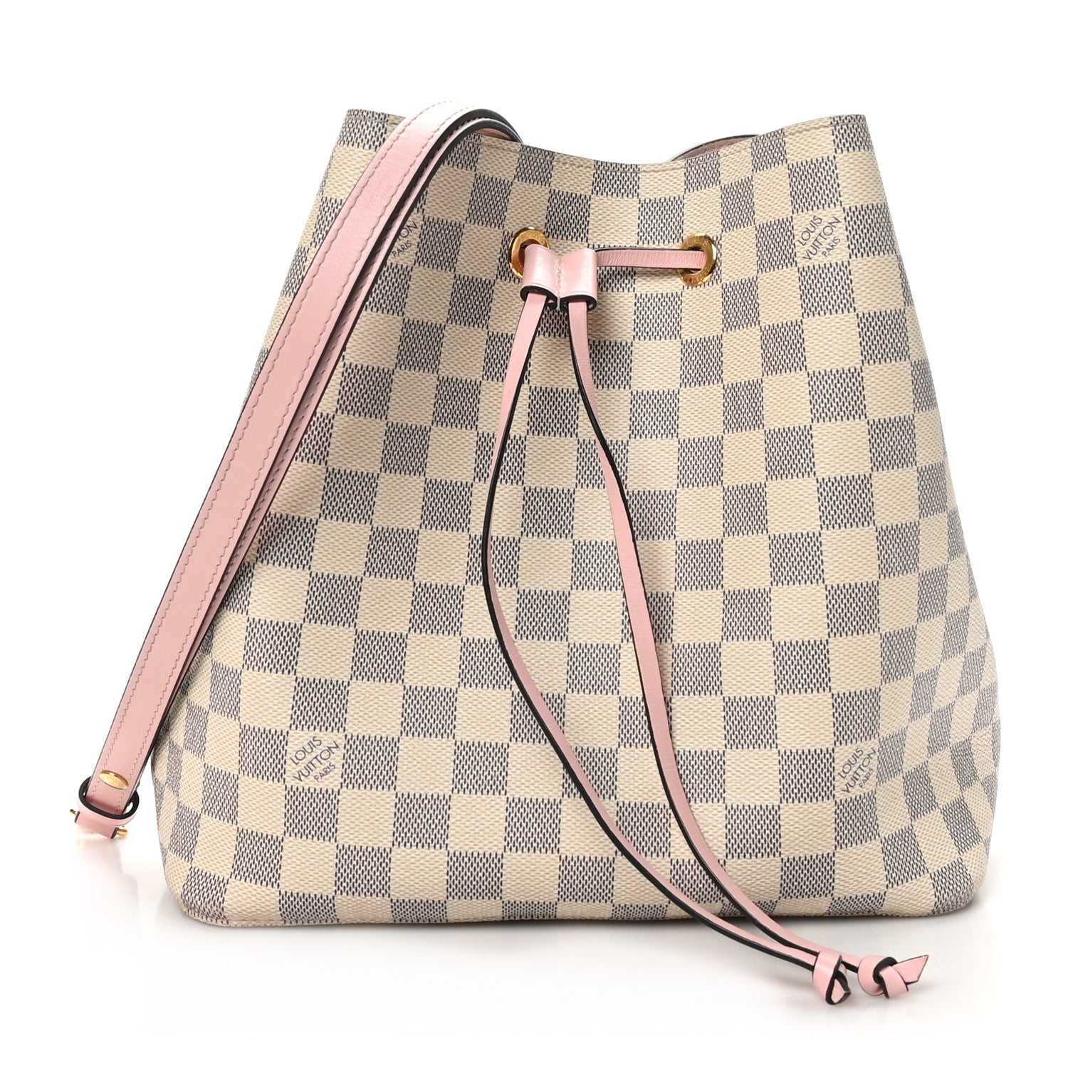 Louis Vuitton Damier Azur Neonoe MM Eau De Rose 1 of 9