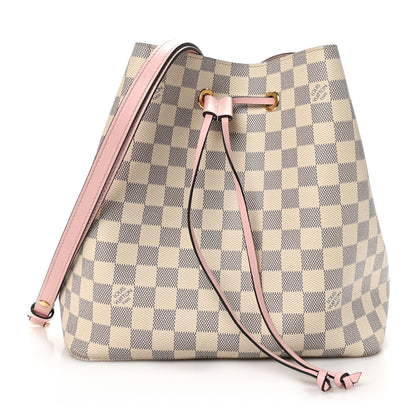 Louis Vuitton Damier Azur Neonoe MM Eau De Rose 1 of 9