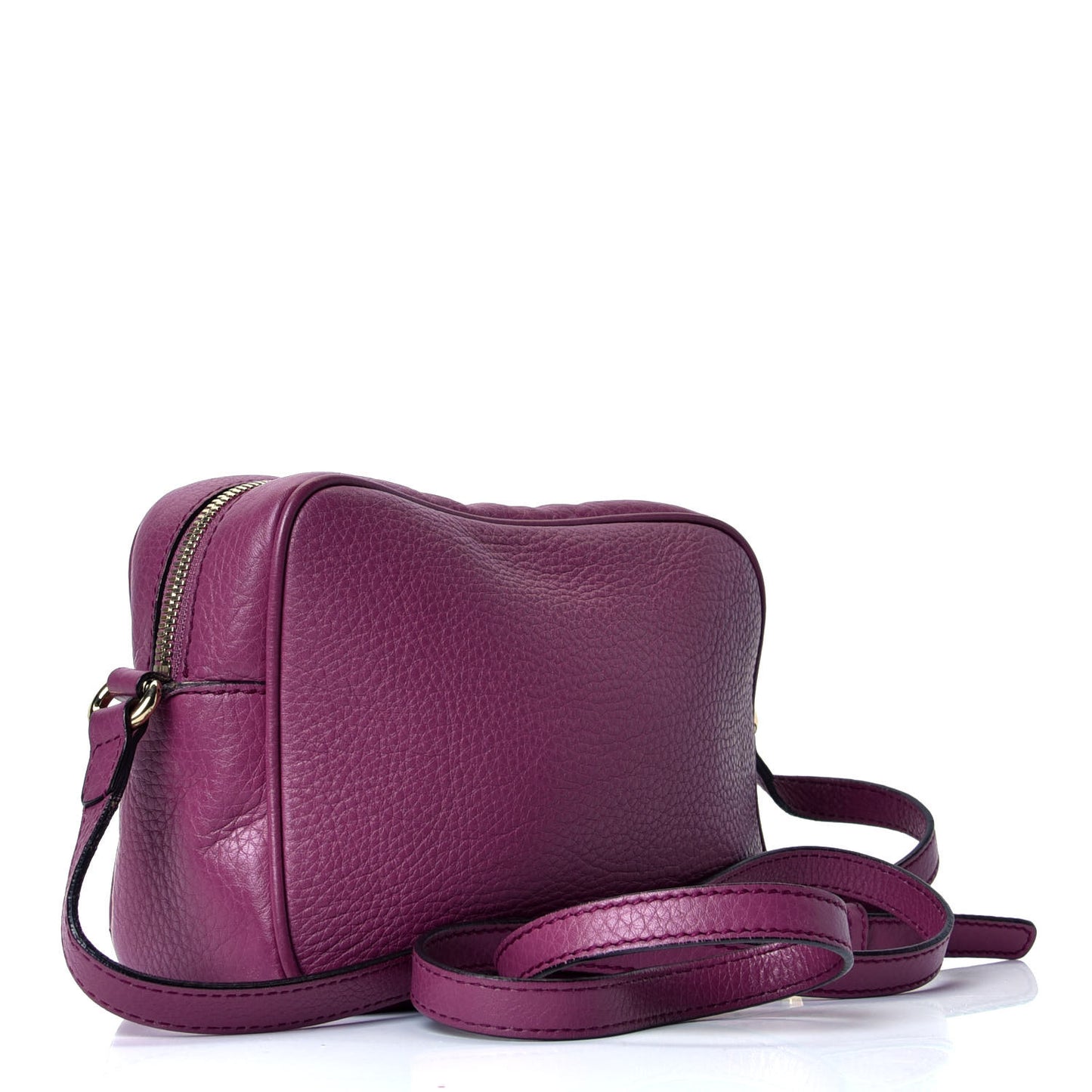 Pebbled Calfskin Small Soho Disco Bag Peonia Flower