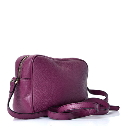 Gucci Pebbled Calfskin Small Soho Disco Bag Peonia Flower 2 of 4