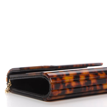 Jimmy Choo Acrylic Tortoiseshell Candy Clutch Brown 6 of 11