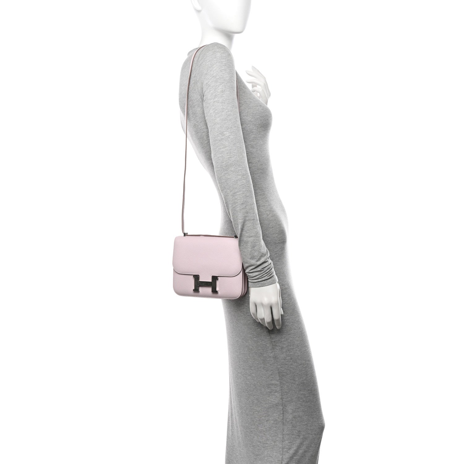 Hermes Chevre Mysore Constance 18 Mauve Pale 2 of 12