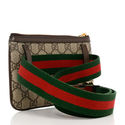 Gucci GG Supreme Monogram Web Ophidia Utility Belt Bag 85 34 Beige Ebony New Acero 4 of 12