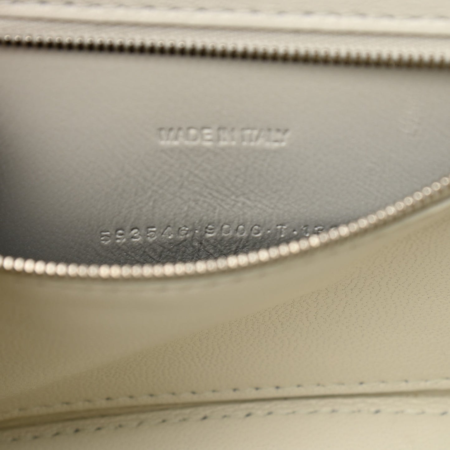 Grained Calfskin Small Hourglass Top Handle Bag White