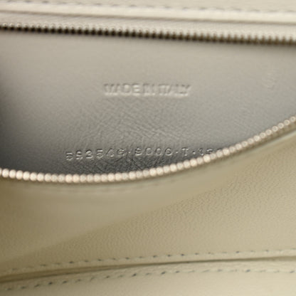 Balenciaga Grained Calfskin Small Hourglass Top Handle Bag White 6 of 11