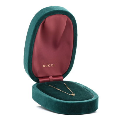 Gucci 18K Yellow Gold Green Beryl Amethyst Pink Tourmaline Citrine GG Station Rainbow Gemstone Necklace 5 of 5