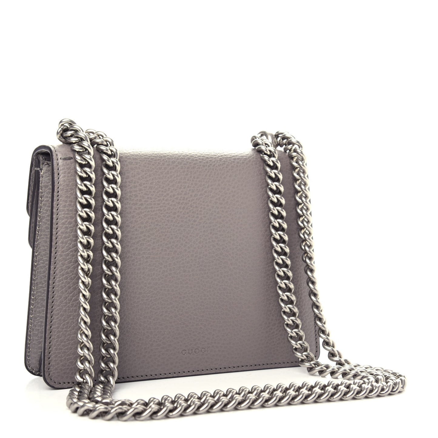 Calfskin Mini Dionysus Shoulder Bag Dusty Grey