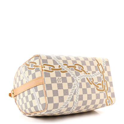 Louis Vuitton Damier Azur Nautical Speedy Bandouliere 25 4 of 9