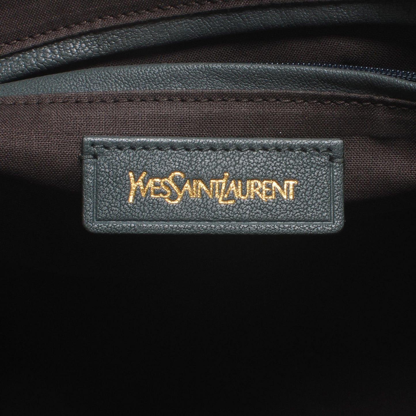 Leather Medium Cabas Chyc Thyme
