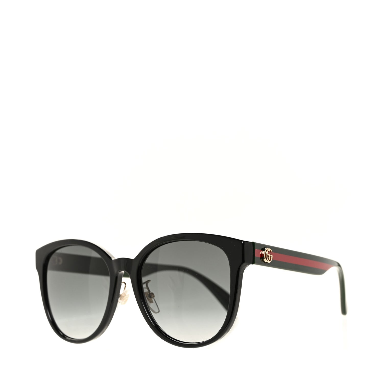 Acetate GG Web Round Eye Sunglasses GG0854SK Black