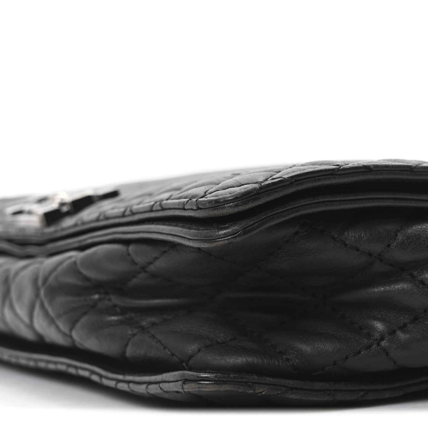 Calfskin Large Boy Reverso Flap Black