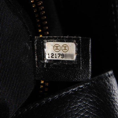 Chanel Calfskin Cerf Executive Shopper Tote Black 7 of 7