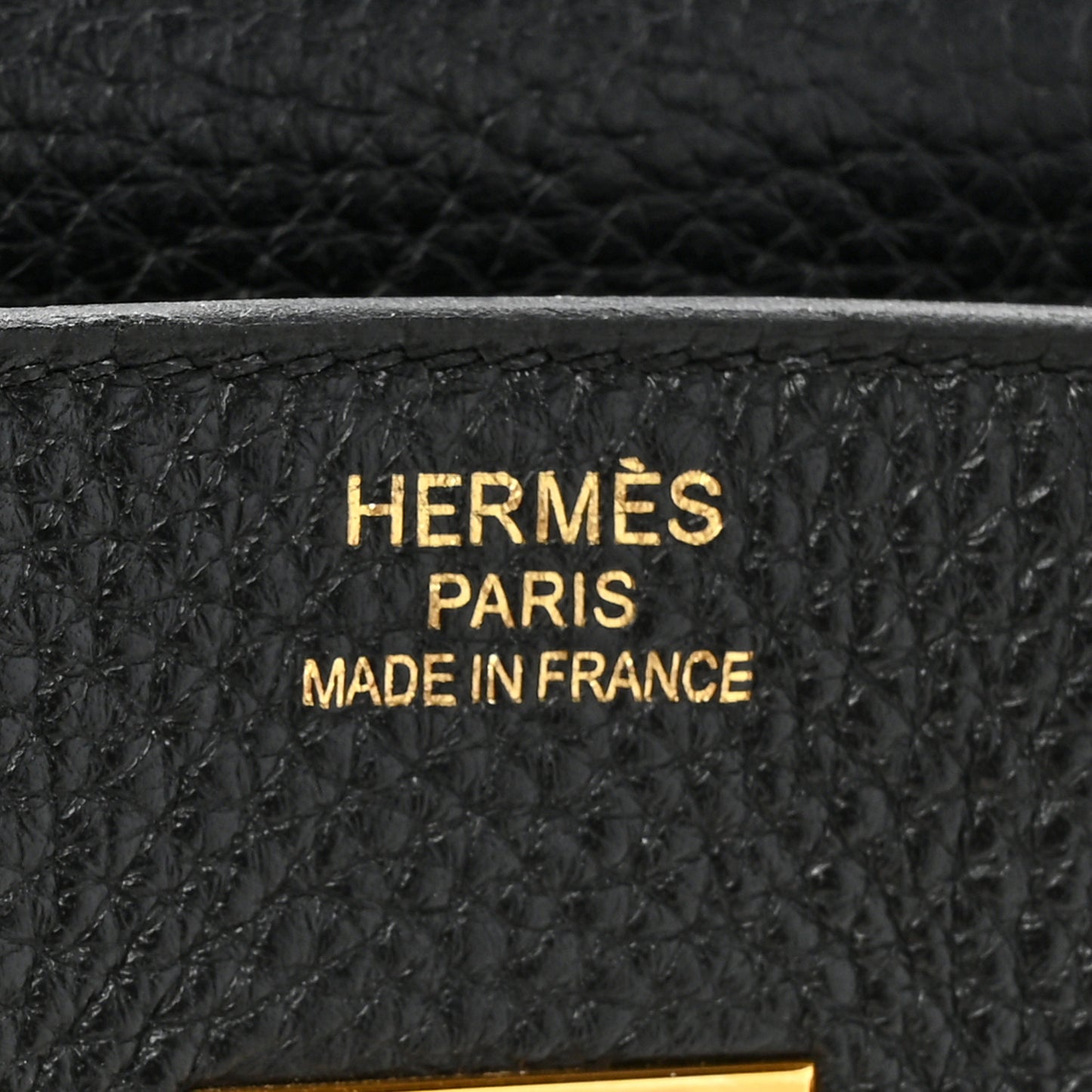 Taurillon Clemence Birkin 35 Black