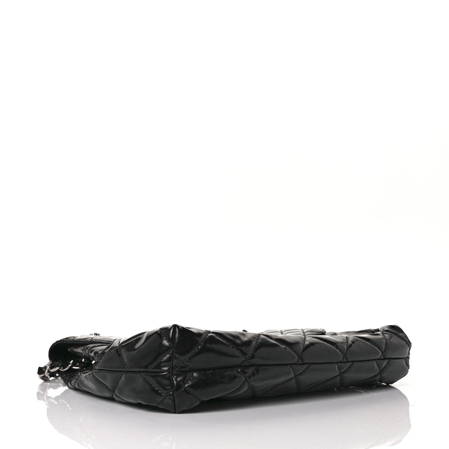 Chanel Vinyl Quilted In The Business Flap Bag Black 4 of 12