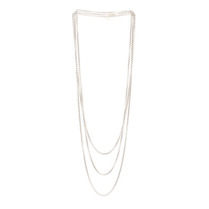 David Yurman Sterling Silver 14K White Gold 2.7mm Box Chain Necklace 72" 2 of 4