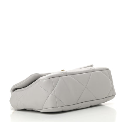 Chanel Lambskin Quilted Medium Chanel 19 Flap Grey 4 of 11