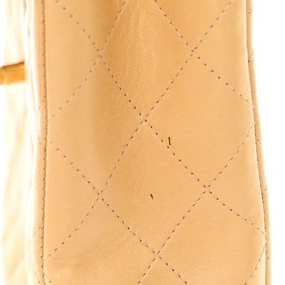 Chanel Lambskin Quilted Flap Shoulder Bag Beige 13 of 16