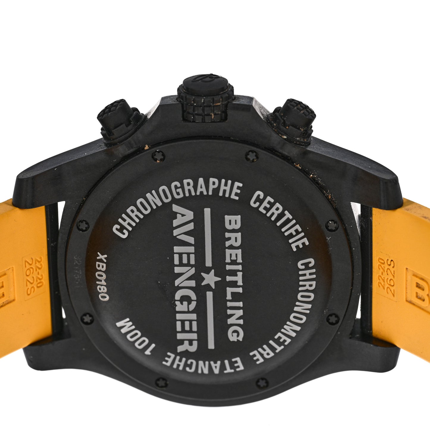 Breitlight Rubber 45mm Avenger Hurricane Automatic Watch Black XB0180E4