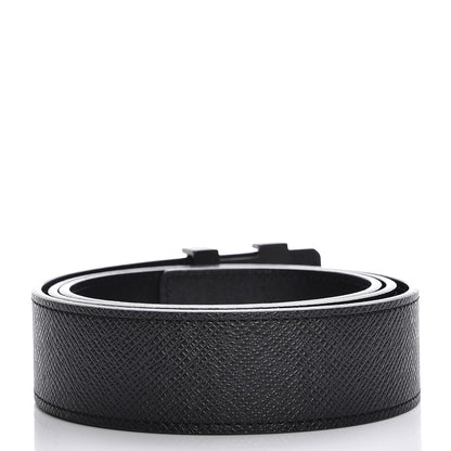 Louis Vuitton Taiga 35mm LV Initiales Belt 95 38 Ardoise 2 of 7