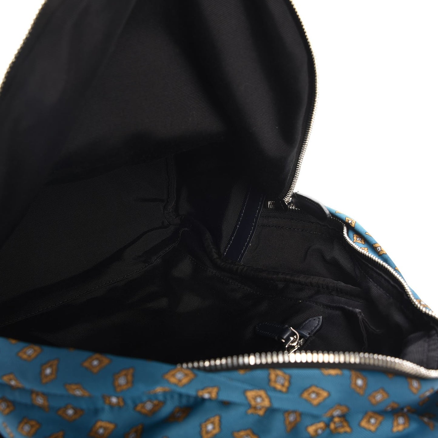 Nylon Tie Print Abbeydale Simple Backpack Dark Teal