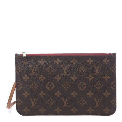 Louis Vuitton Monogram Neverfull MM GM Pochette Cherry 1 of 10