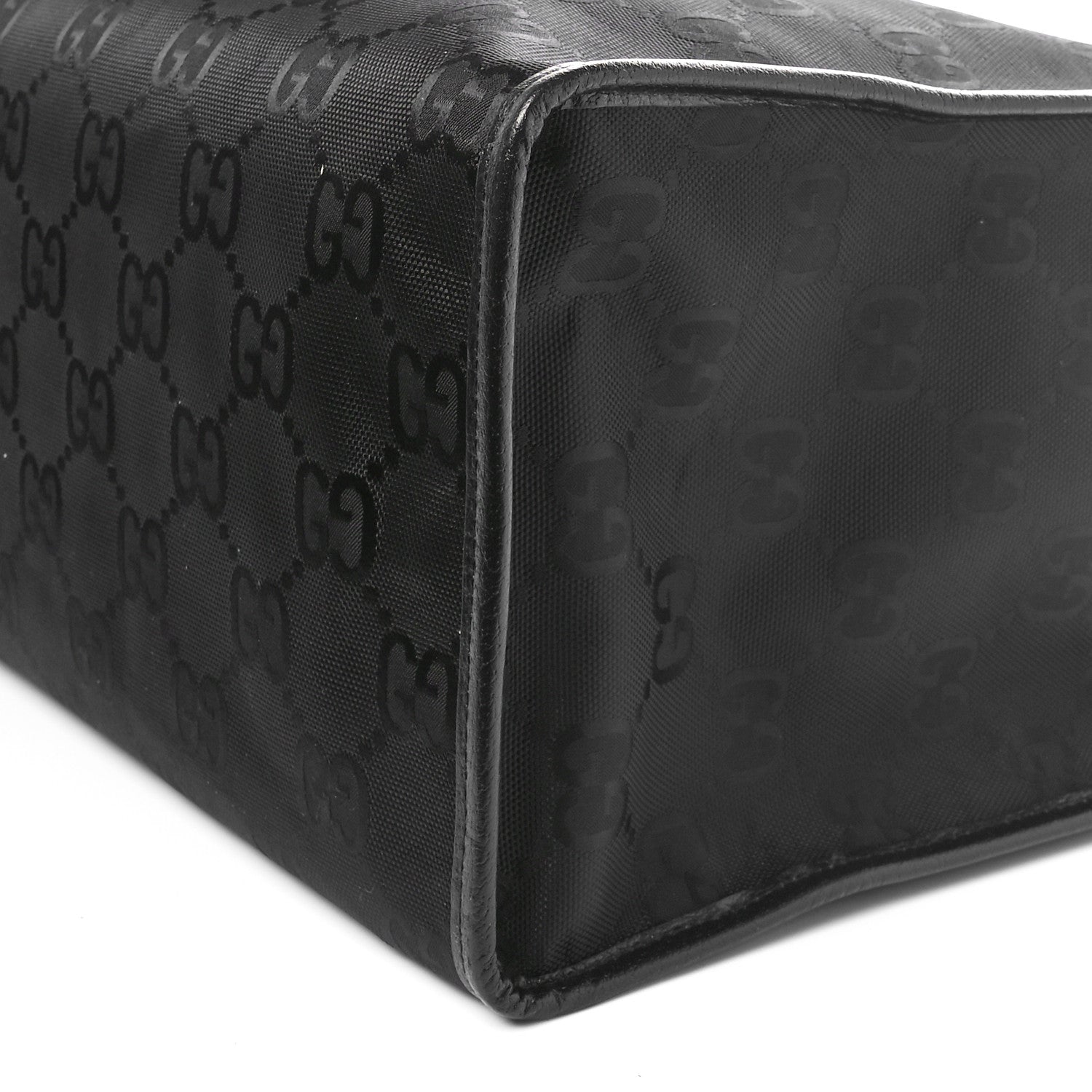 Gucci Econyl Nylon Monogram Large Off The Grid Tote Bag Black 9 of 10