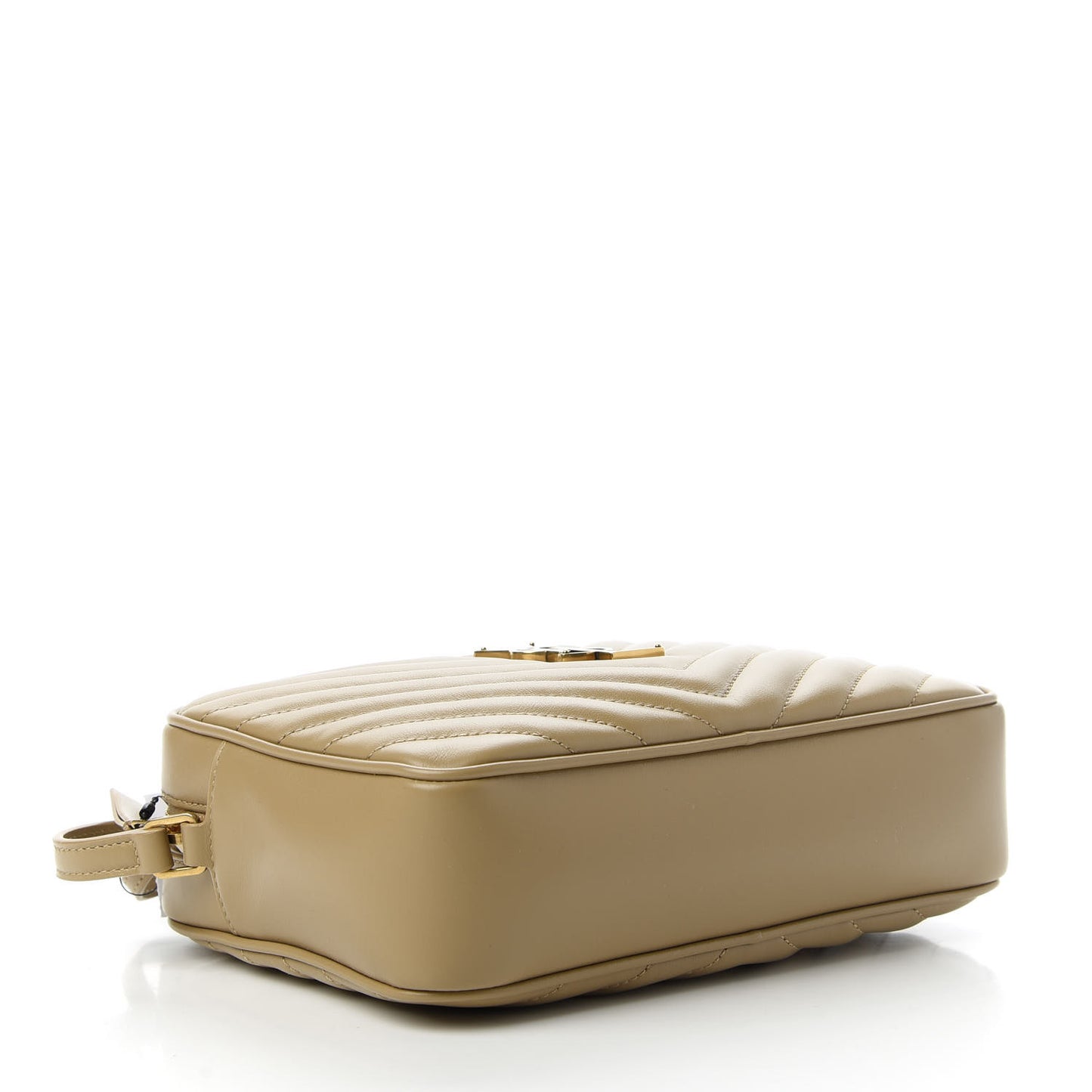 Calfskin Matelasse Monogram Lou Camera Bag Dusty Grey