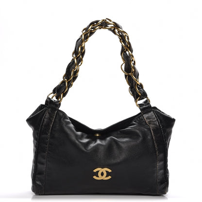 Chanel Lambskin Small Olsen Shoulder Bag Black 1 of 17