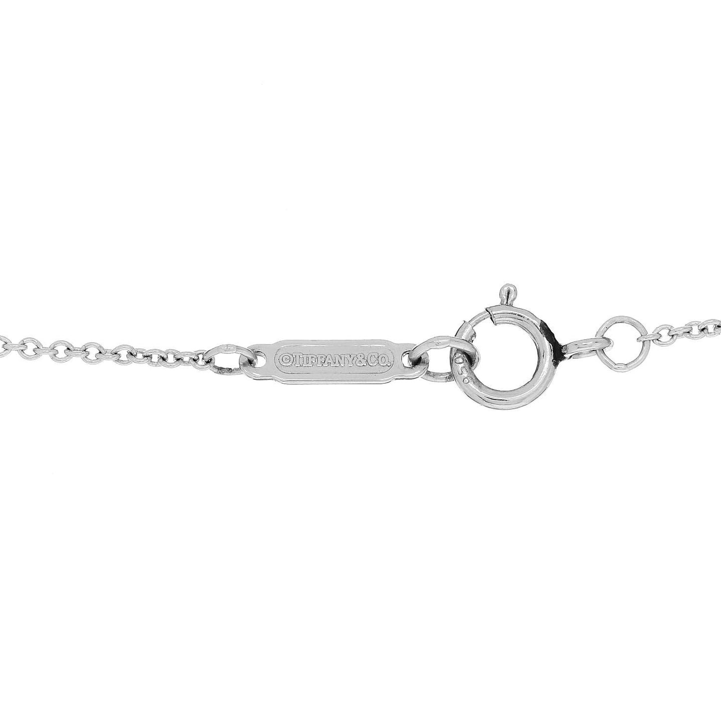 Platinum Diamond Pink Sapphire Heart Pendant Necklace