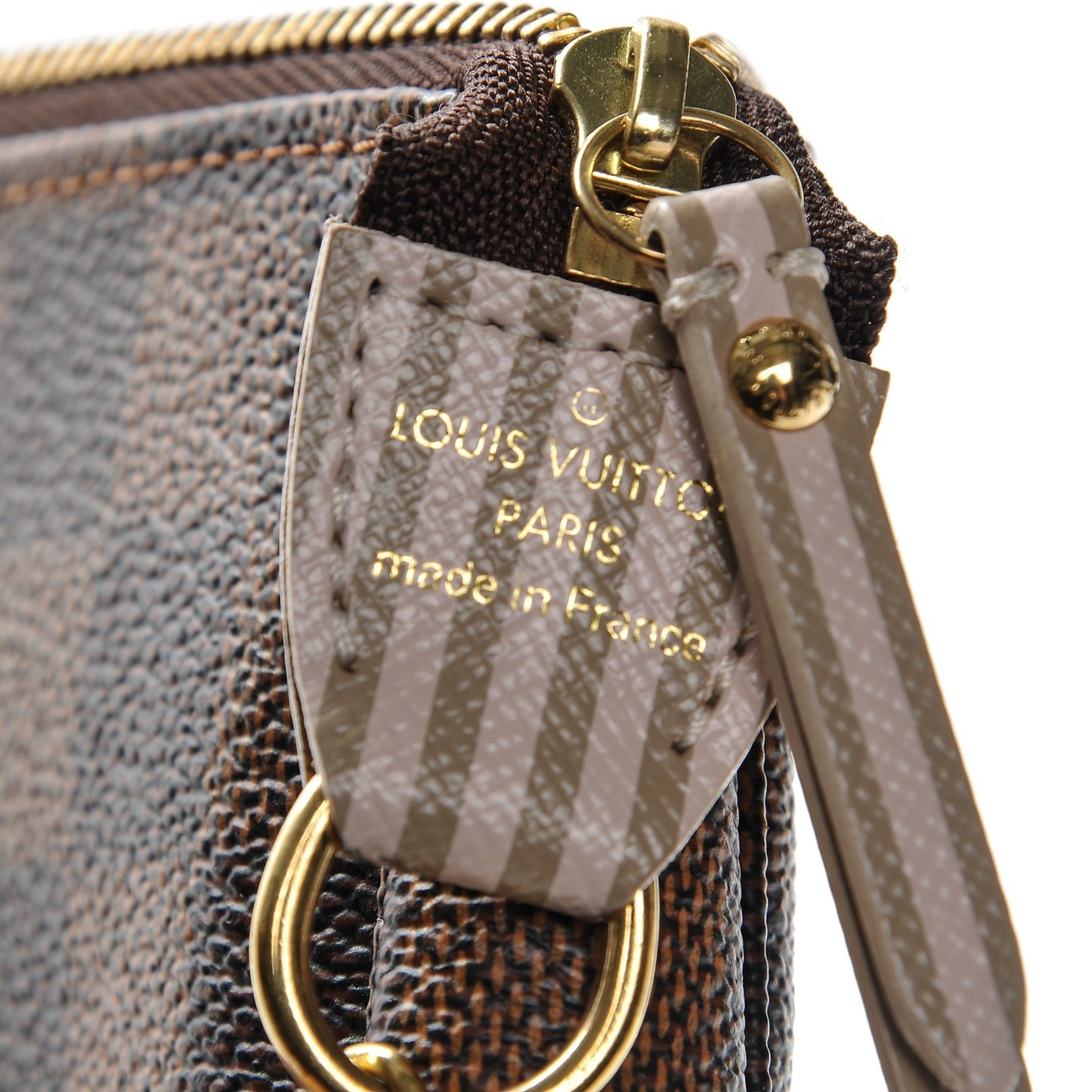 Damier Ebene Trunks and Locks Mini Pochette Accessories