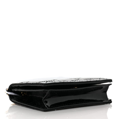 Christian Dior Patent Cannage Mini Lady Dior Wallet Black 4 of 9