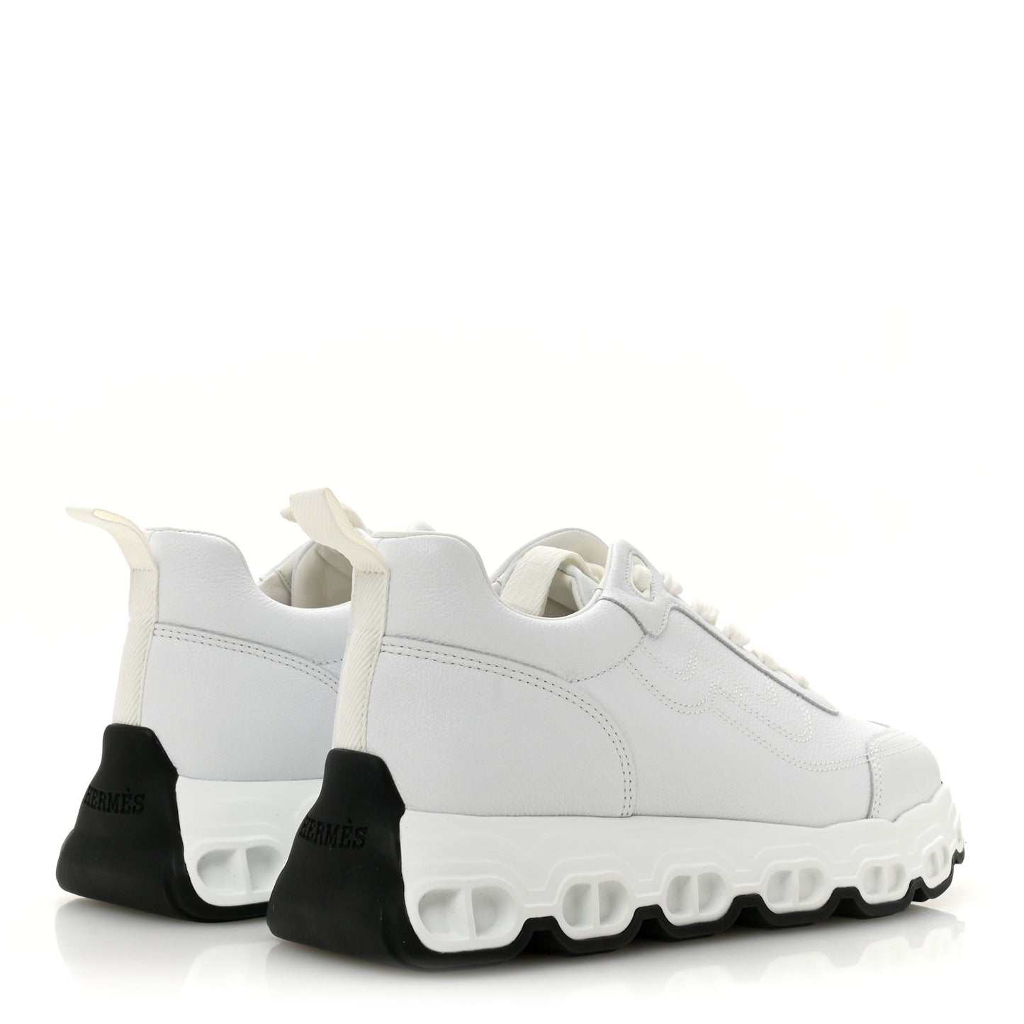 Goatskin Impulse Sneakers 37 White