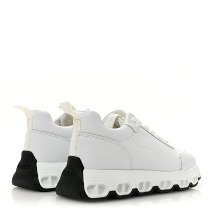 Hermes Goatskin Impulse Sneakers 37 White 5 of 11