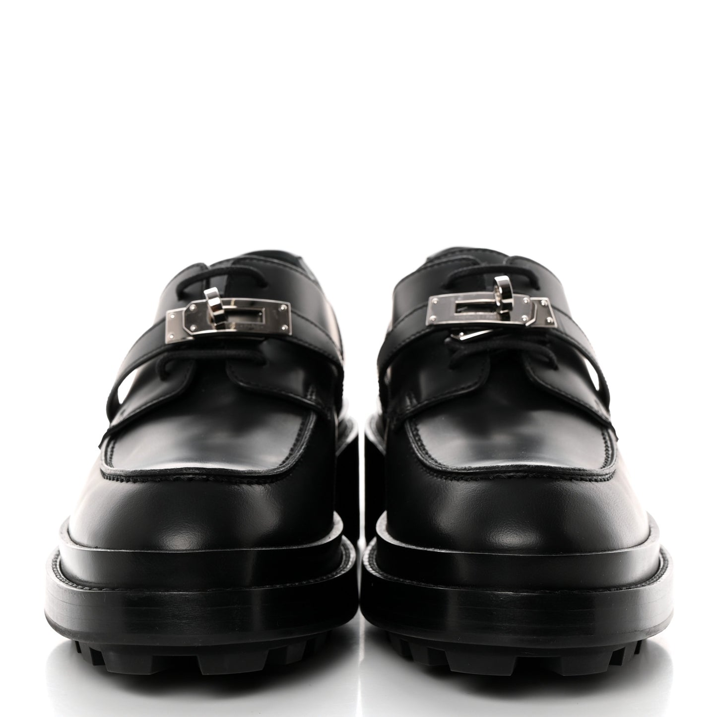 Glossed Calfskin First Oxford 38.5 Black