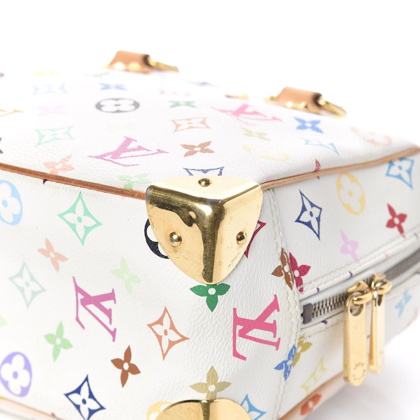 Monogram Multicolor Trouville White