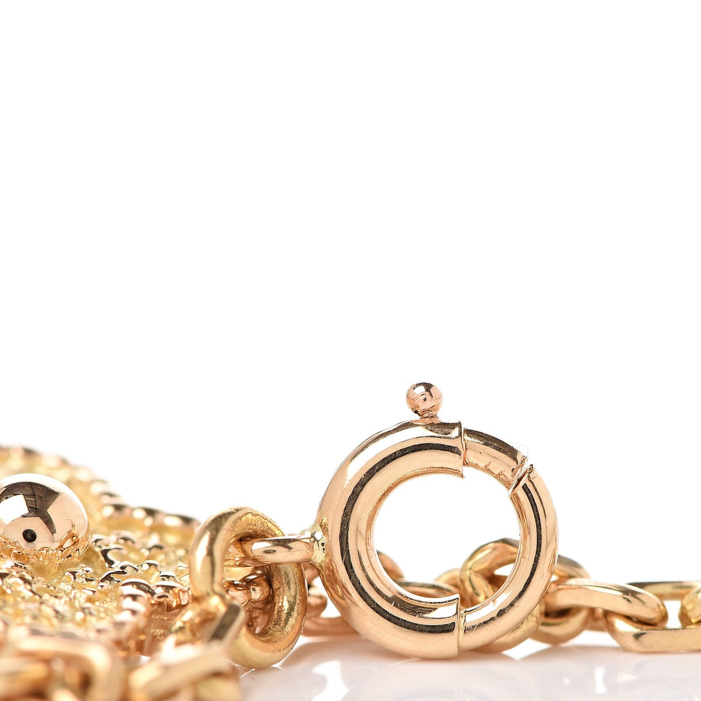18K Yellow Gold 5 Motifs Vintage Alhambra Bracelet