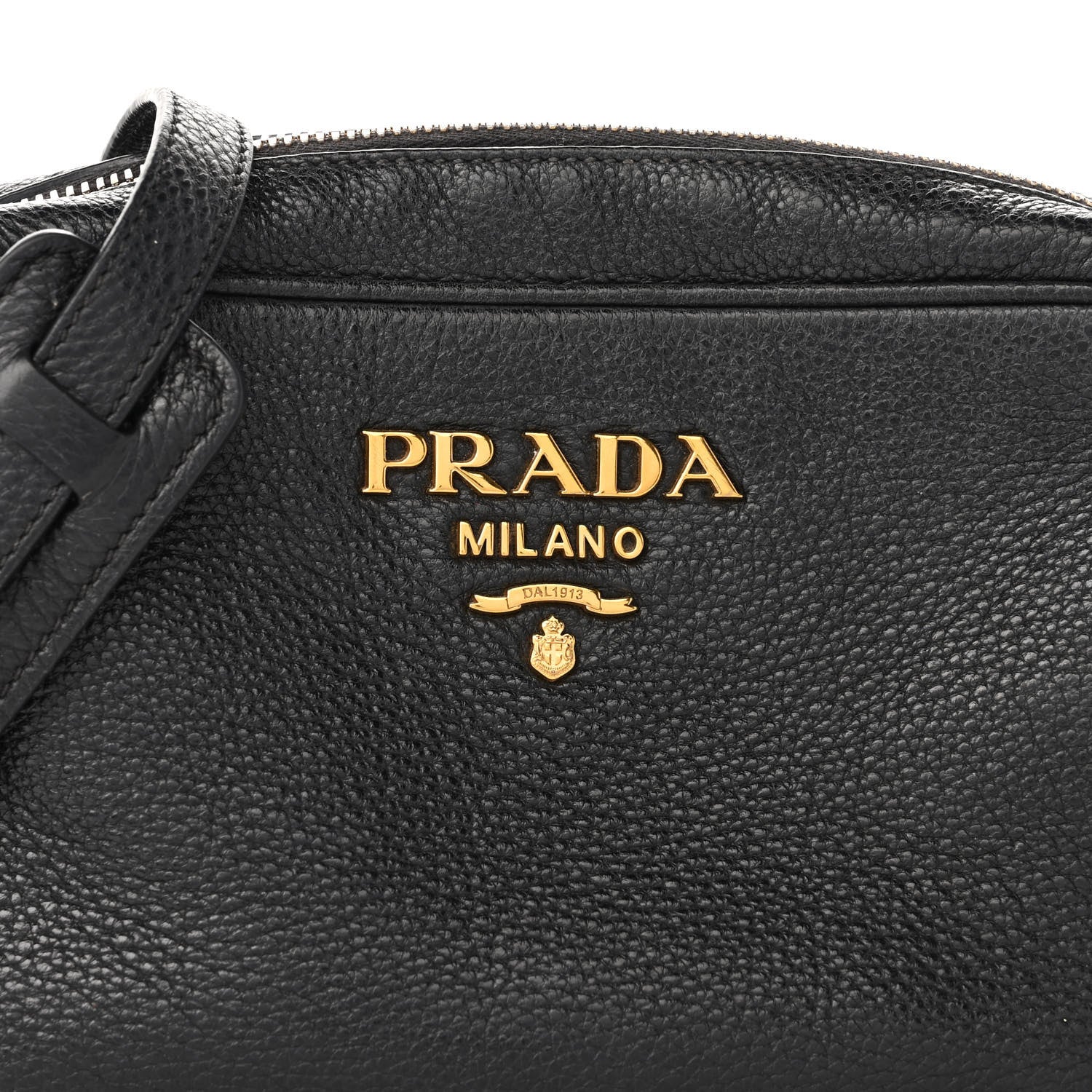Prada Vitello Phenix Camera Bag Black 7 of 11