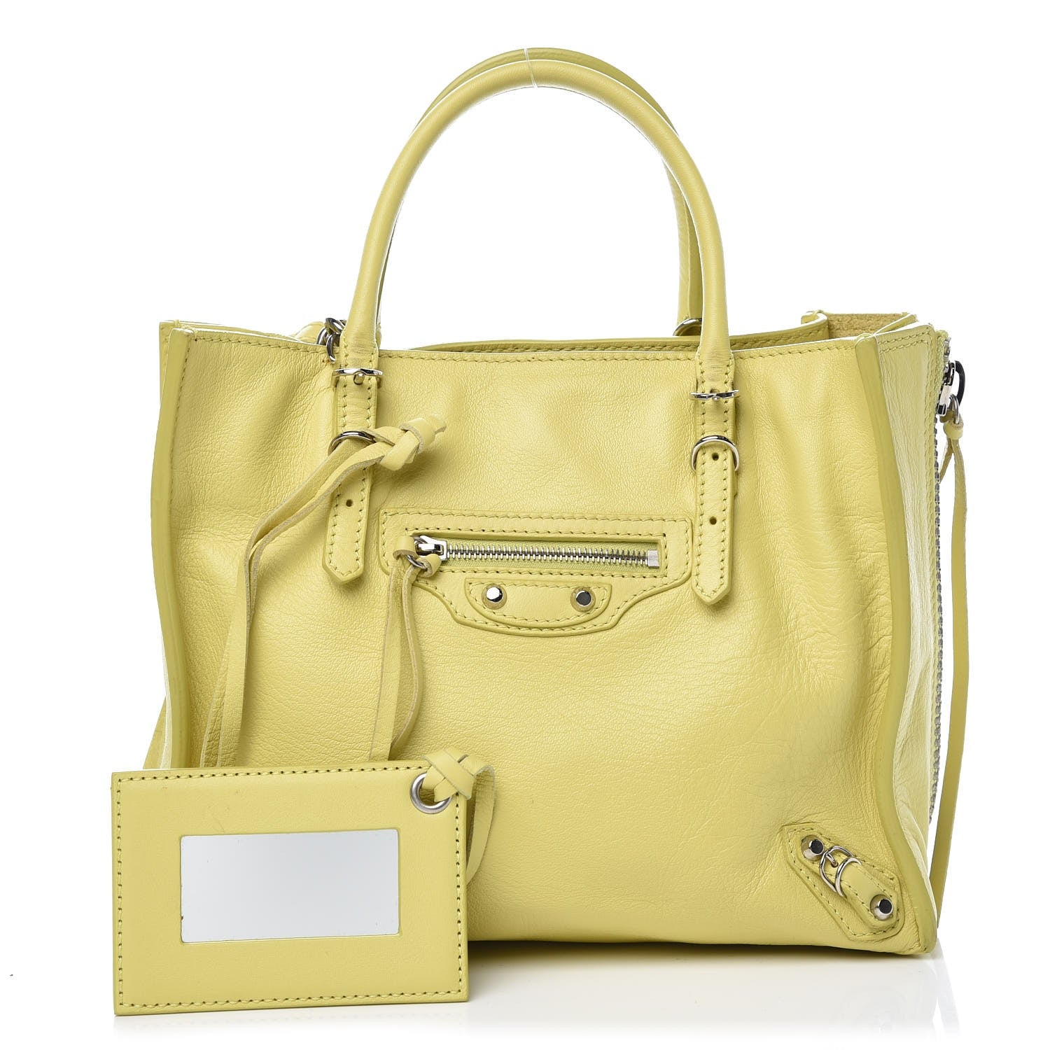 Balenciaga Calfskin Papier Mini A4 Jaune Poussin 1 of 16