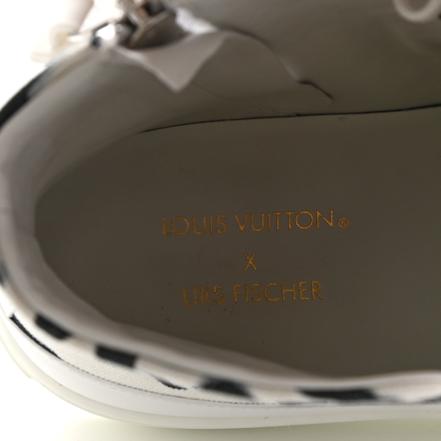 Louis Vuitton X UF Calfskin Tufted Monogram Stellar Sneaker Boots 37 White Black 7 of 9