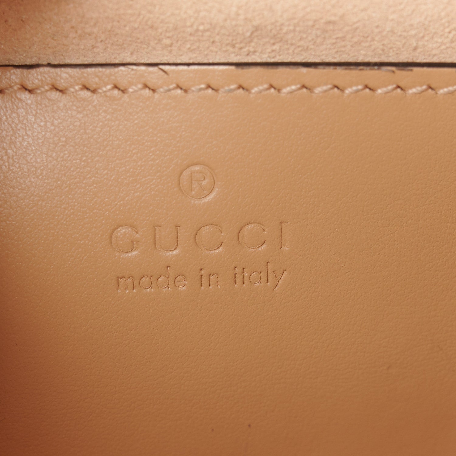 Gucci Calfskin Matelasse Aria Mini GG Marmont Chain Shoulder Bag Camelia 6 of 11
