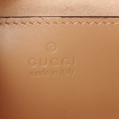 Gucci Calfskin Matelasse Aria Mini GG Marmont Chain Shoulder Bag Camelia 6 of 11
