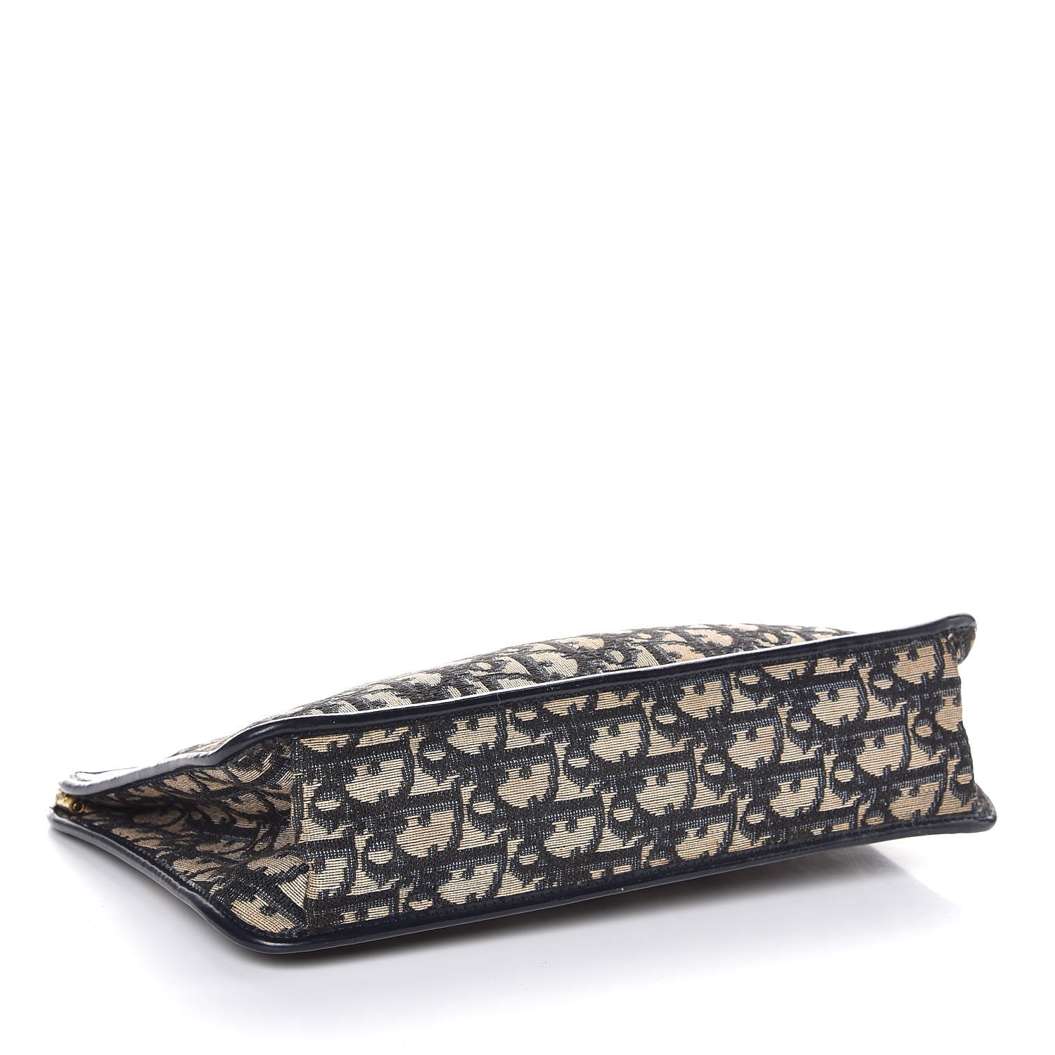 Christian Dior Monogram Clutch Navy Blue 4 of 6