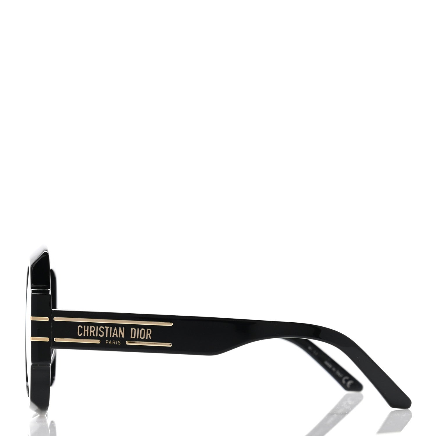 Christian Dior Acetate Diorsignature S1U Square Sunglasses Black 3 of 10
