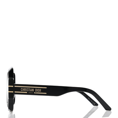 Christian Dior Acetate Diorsignature S1U Square Sunglasses Black 3 of 10
