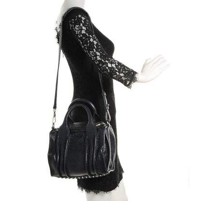 Alexander Wang Grained Lambskin Inside Out Rockie Ink 2 of 8