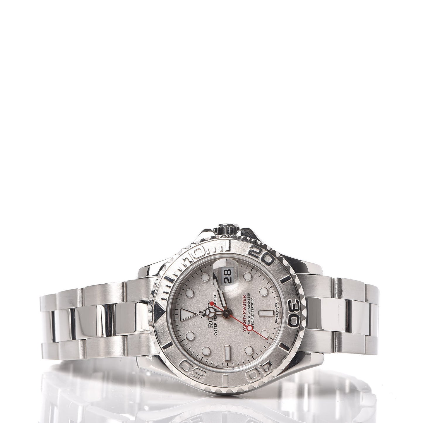 Stainless Steel Platinum 29mm Yacht-Master Watch Silver 169622